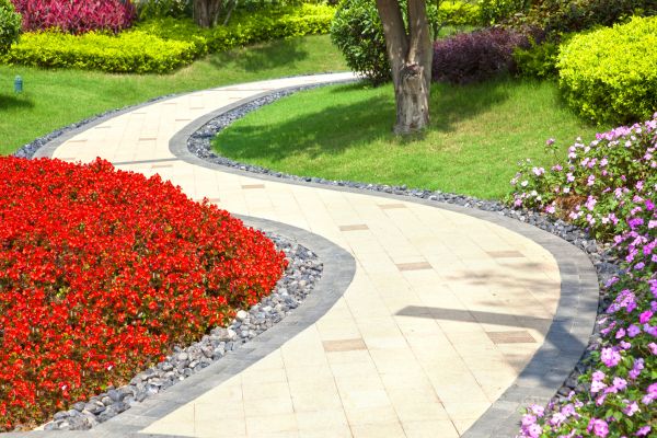 Garden Walkway Installation in White Lake