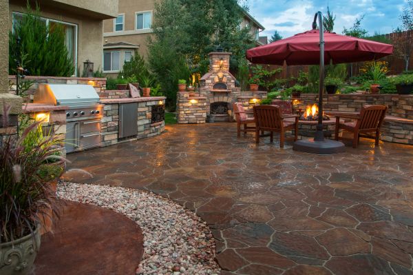 Stone Patio Construction in White Lake