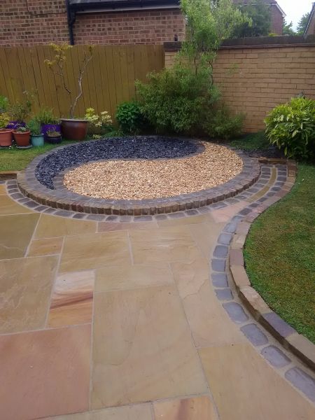 Sandstone Patio Installation in White Lake