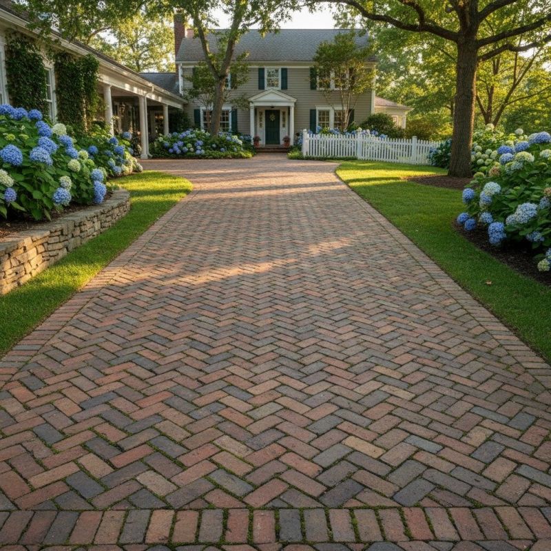 Brick Driveway Installation detail
