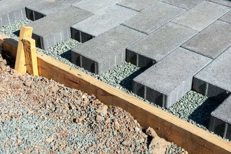 Paver Patio with Curved Edges