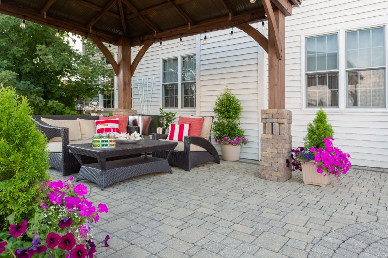 Colorful Paver Arrangements