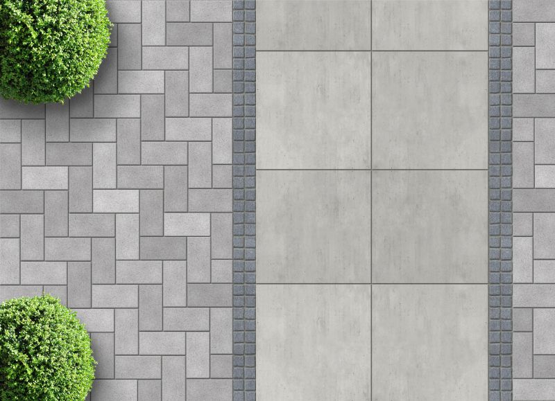 Modern Paver Layout