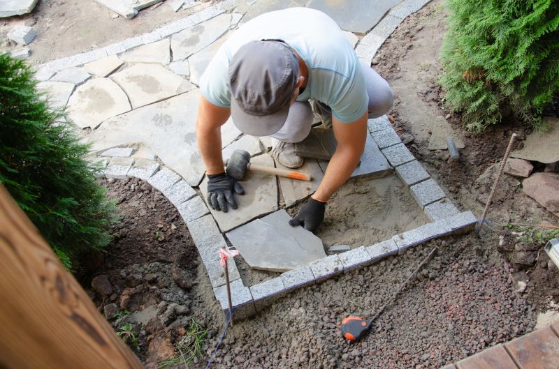 Sandstone Patio Installation