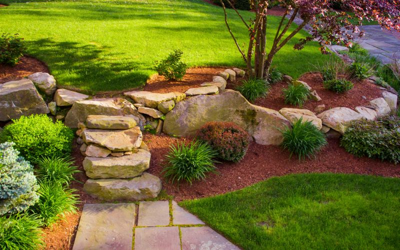Stone Landscaping Installation
